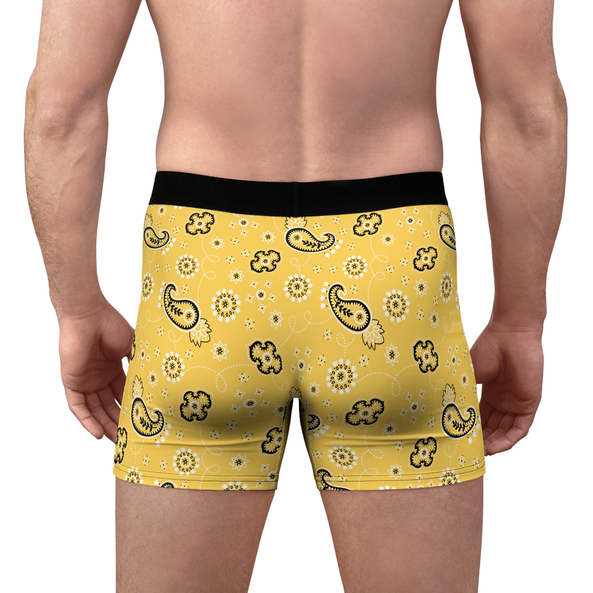 Men's Boxer Briefs Hanky Code: Yellow