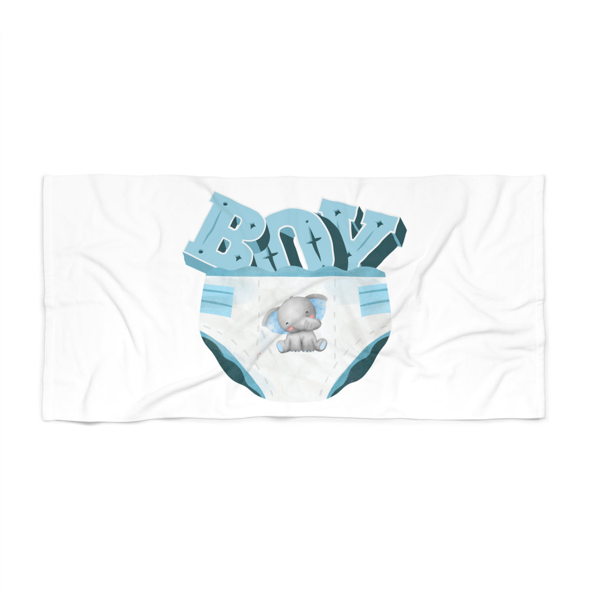 Diaper Boy Rimming Mat Towel