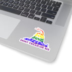 Dont Tread On Me Pride Edition Kiss-Cut Stickers - Kiss-Cut Stickers - Twisted Jezebel