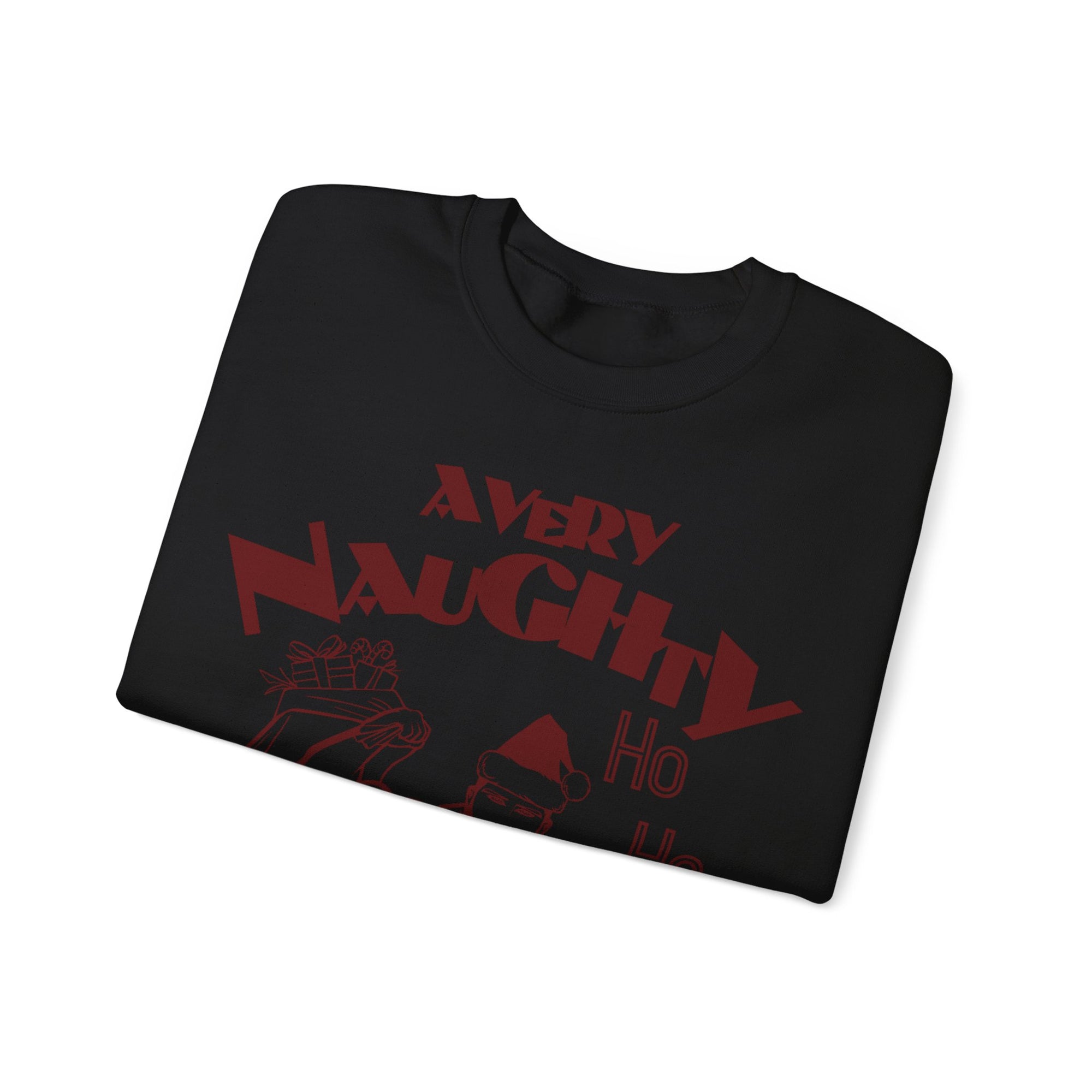 A Very Naughty Ho, Santa Muscle Bear Gildan Pullover