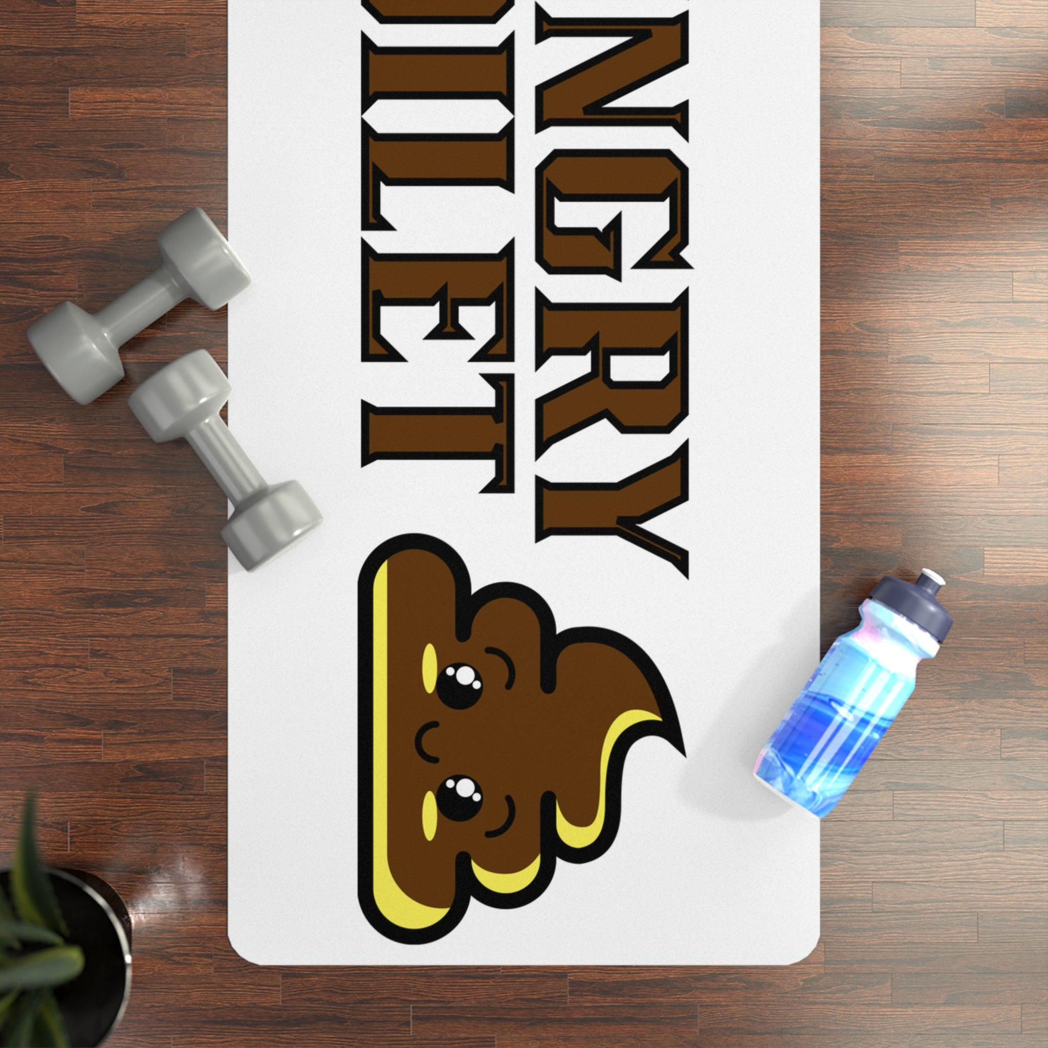 Hungry Toilet Fluid Proof Rimming Mat