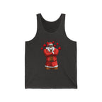 Santa Daddy, Jingle Balls Jersey Tank, Black Edition