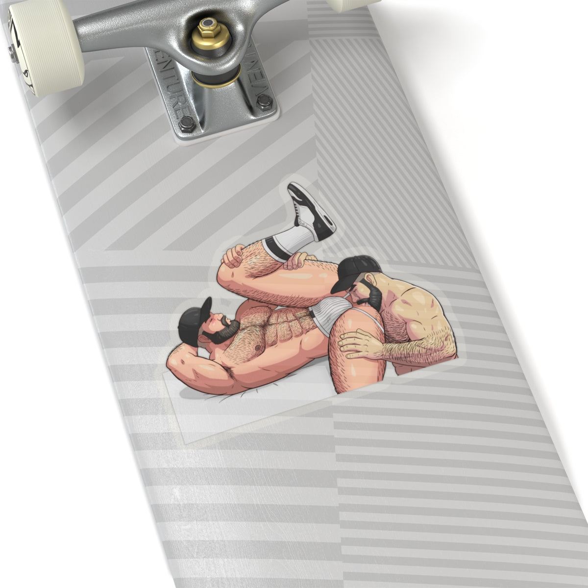 Men Rimming Kiss-Cut Stickers: Color Edition