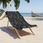 Hanky Code: Black, Rimming Mat Towel