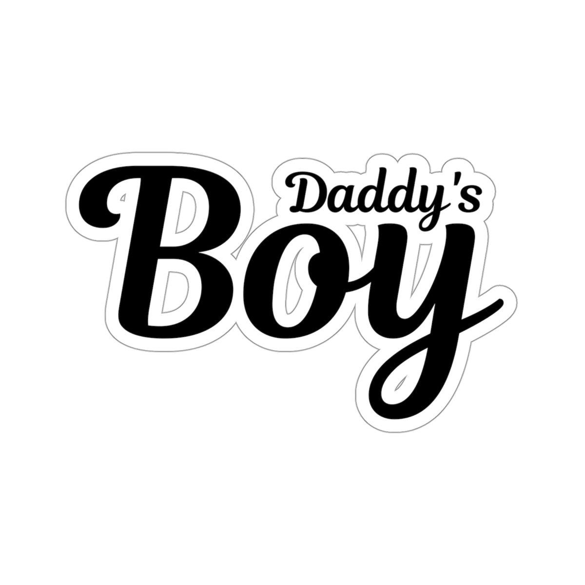 Daddy's Boy Kiss-Cut Stickers - Kiss-Cut Stickers - Twisted Jezebel