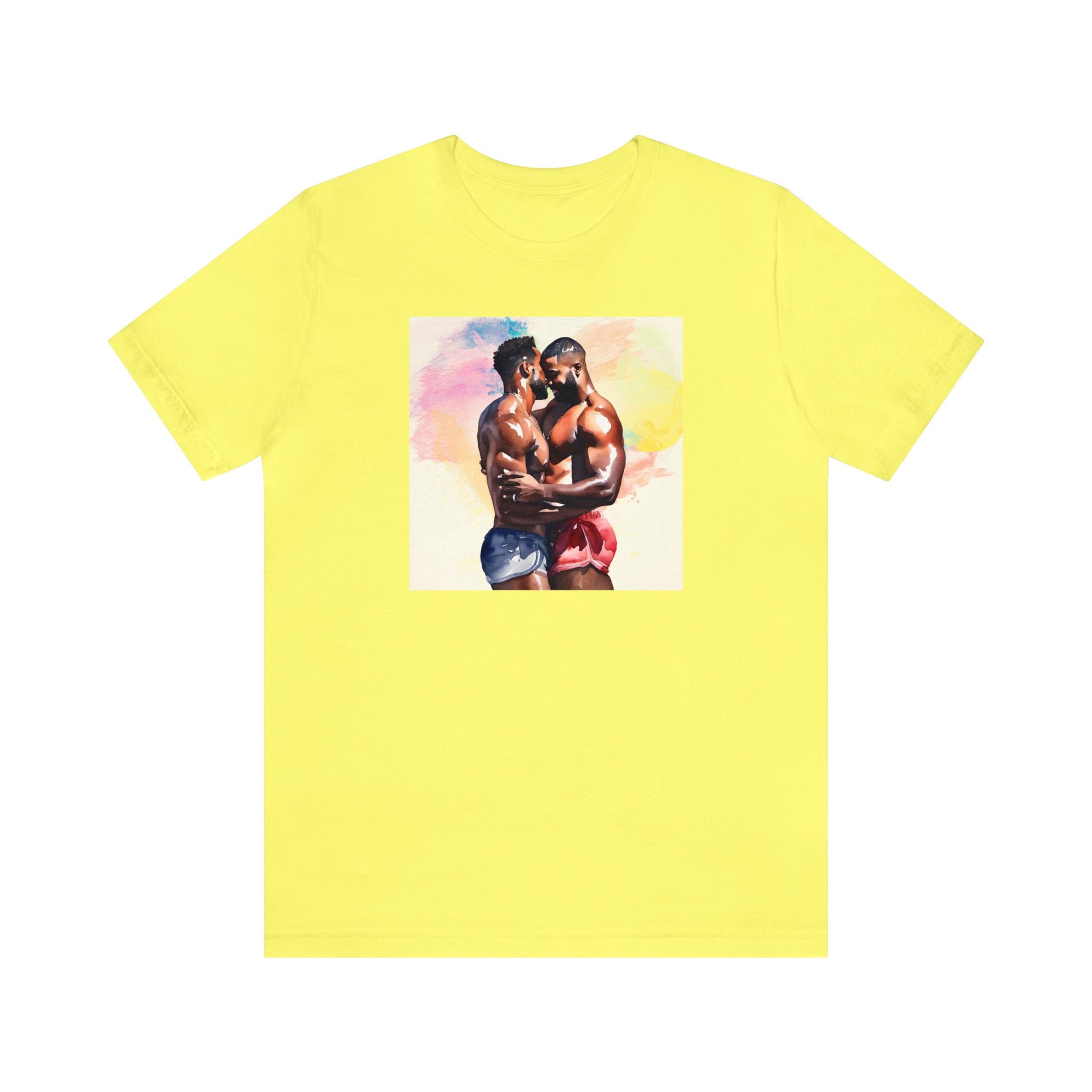 Gay Valentines: "Sunset Embrace" Tee - T-Shirt - Twisted Jezebel