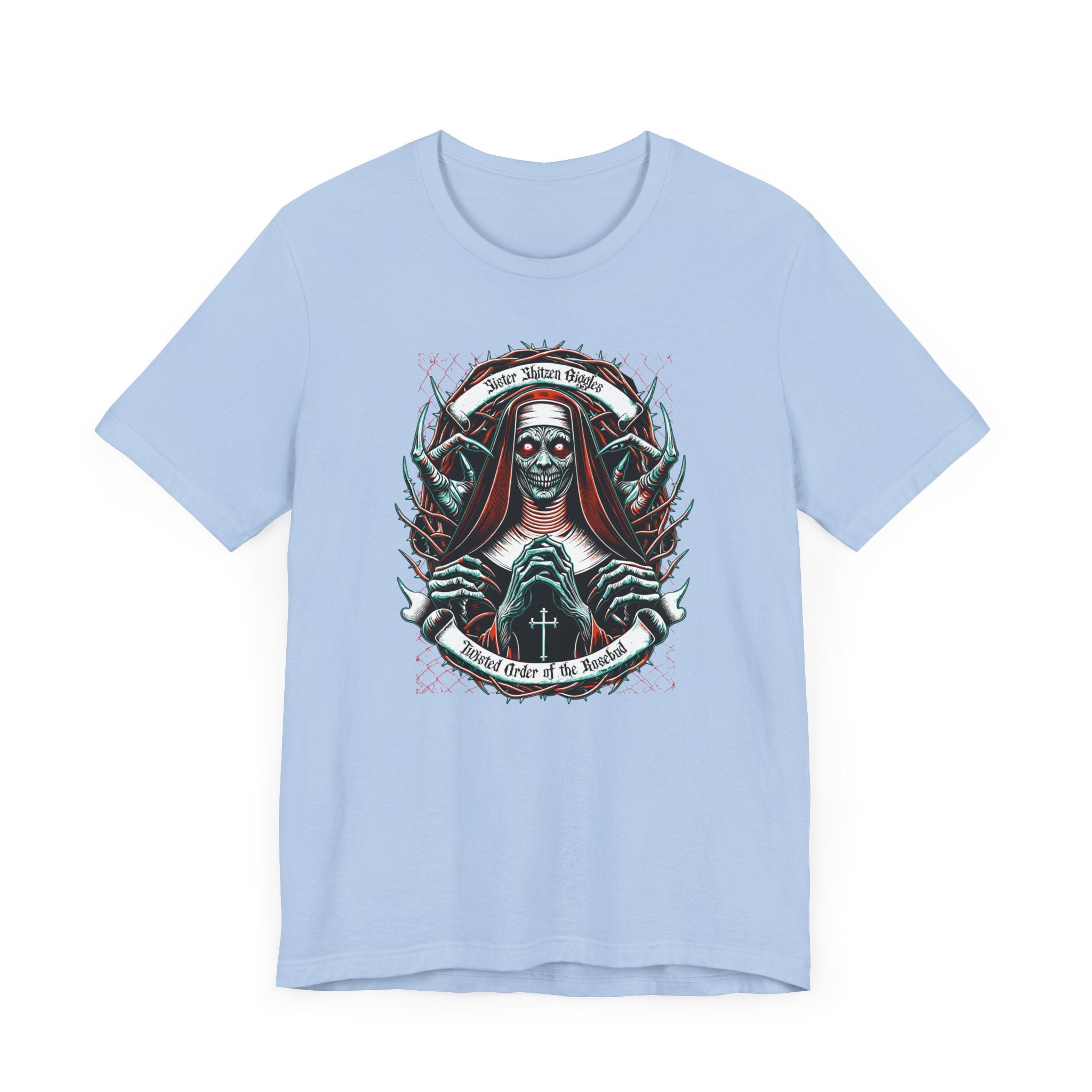 Sister Shitzen Giggles from the Twisted Order of the Rosebud Tee