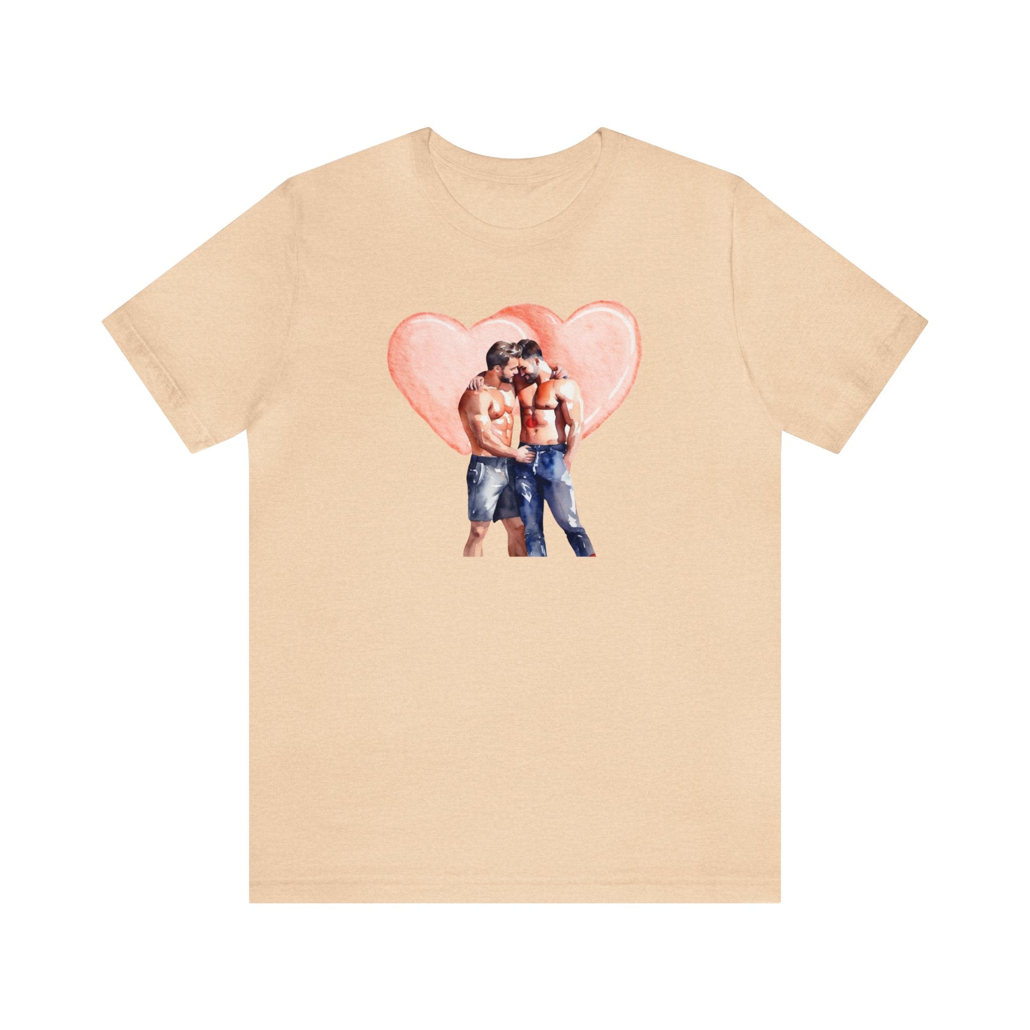 Gay Valentines: "Heartfelt Connection" Tee - T-Shirt - Twisted Jezebel