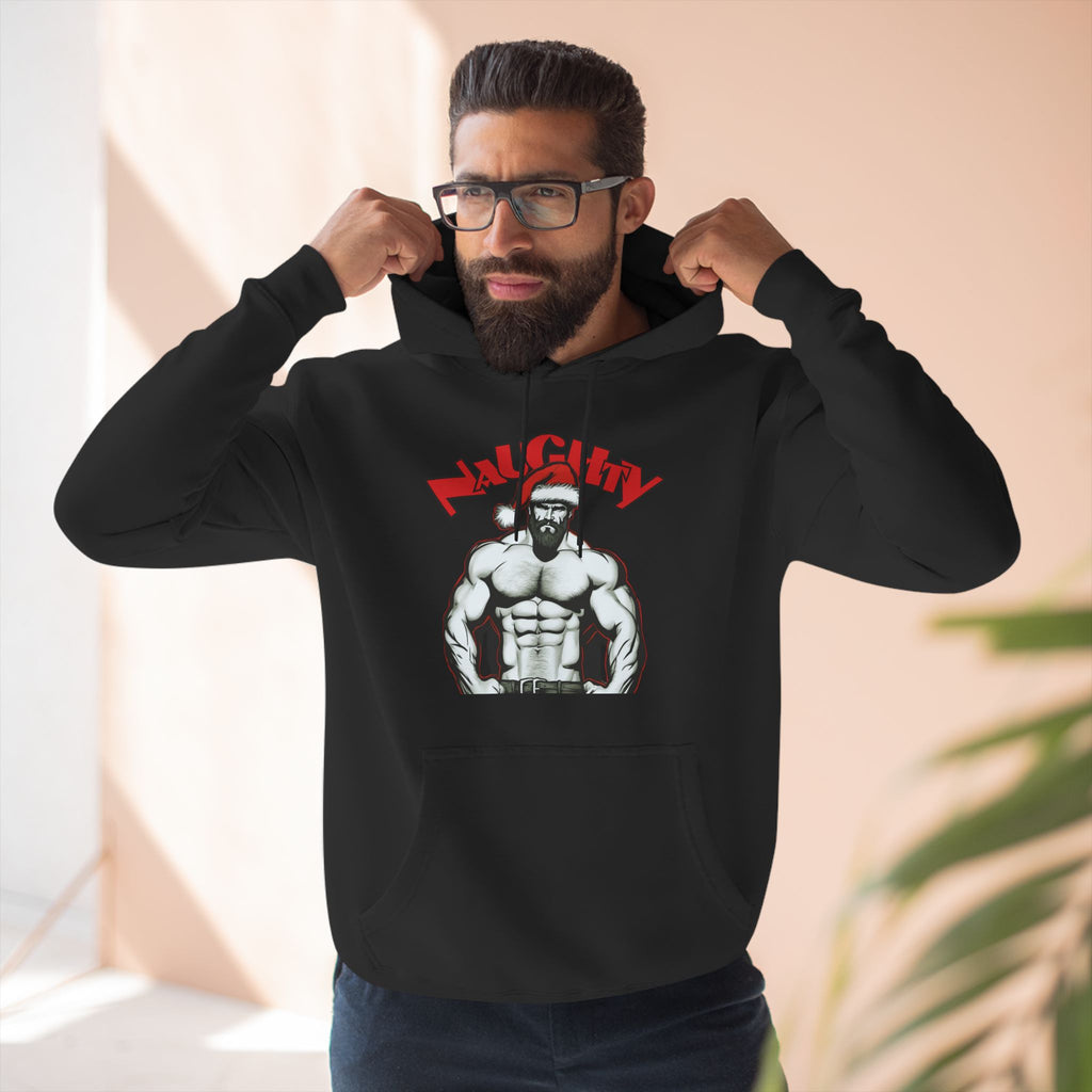 Naughty Daddy Three-Panel Fleece Hoodie