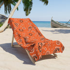 Hanky Code: Orange, Rimming Mat Towel