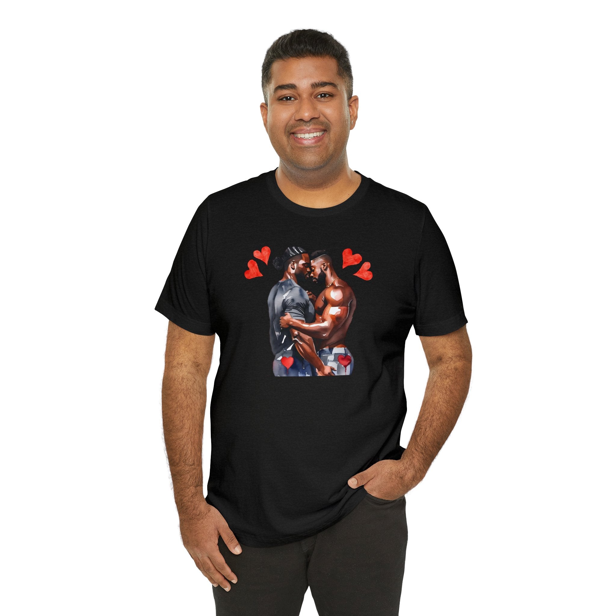 Gay Valentines: "Embrace in Love" Tee - T-Shirt - Twisted Jezebel