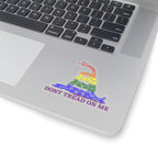 Dont Tread On Me Pride Edition Kiss-Cut Stickers - Kiss-Cut Stickers - Twisted Jezebel