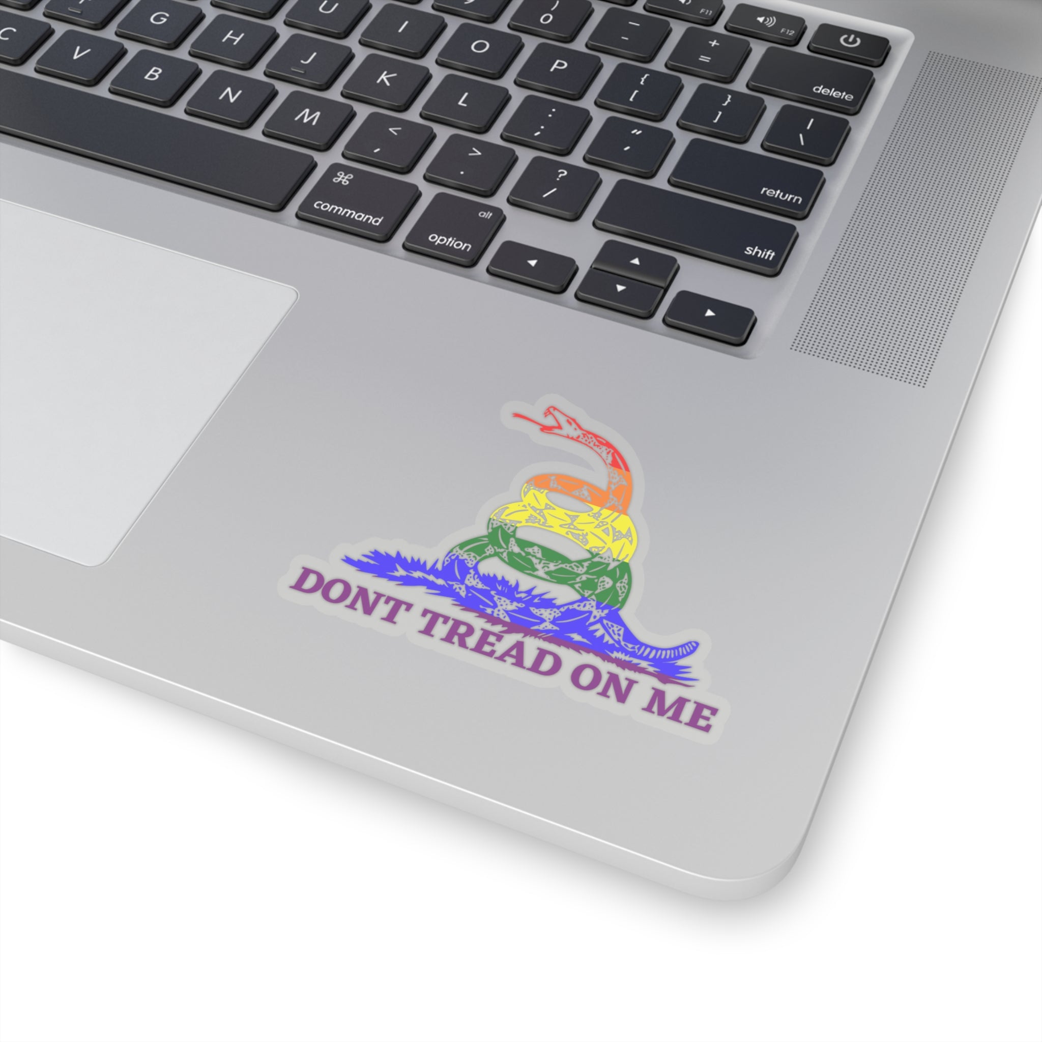 Dont Tread On Me Pride Edition Kiss-Cut Stickers - Kiss-Cut Stickers - Twisted Jezebel