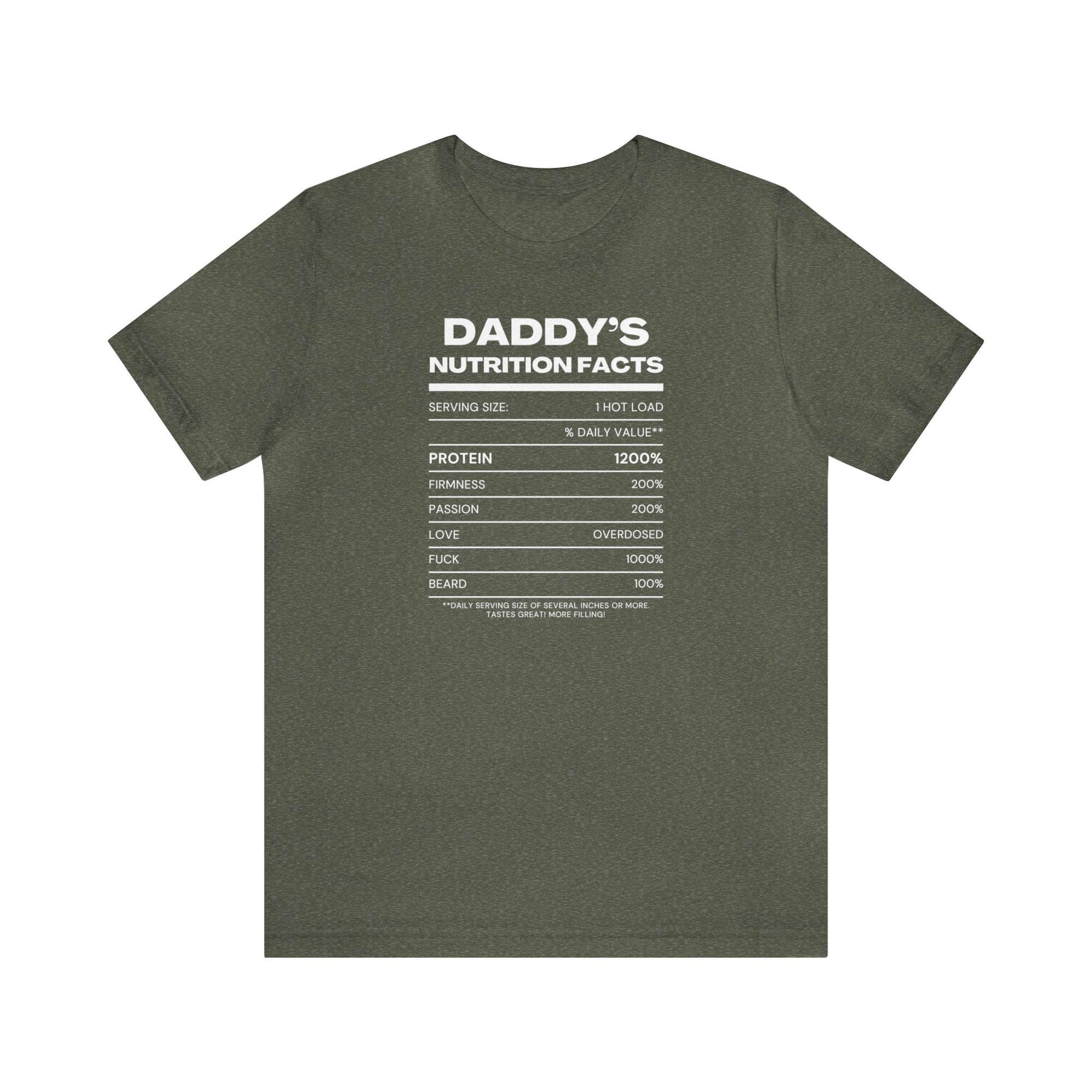 Daddy's Nutrition Facts Tee - Tee - Twisted Jezebel