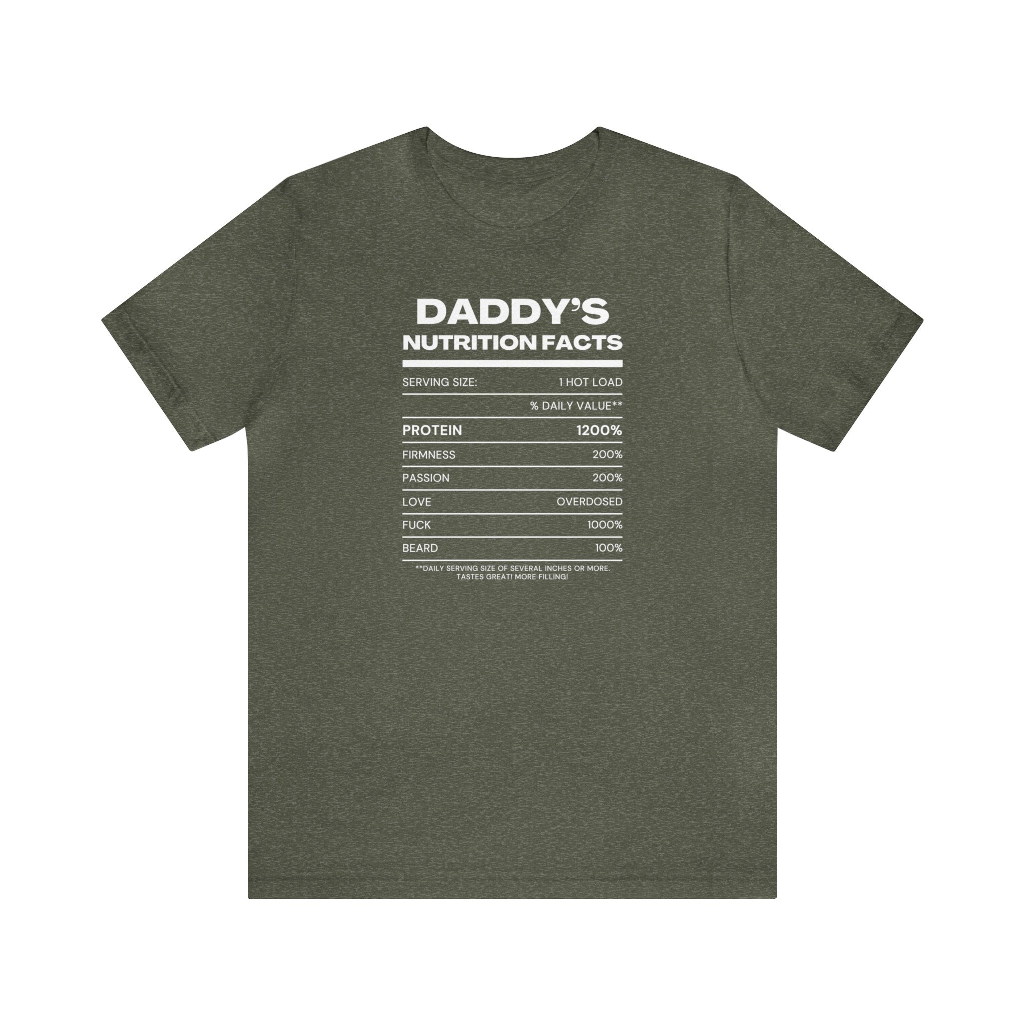 Daddy's Nutrition Facts Tee - Tee - Twisted Jezebel