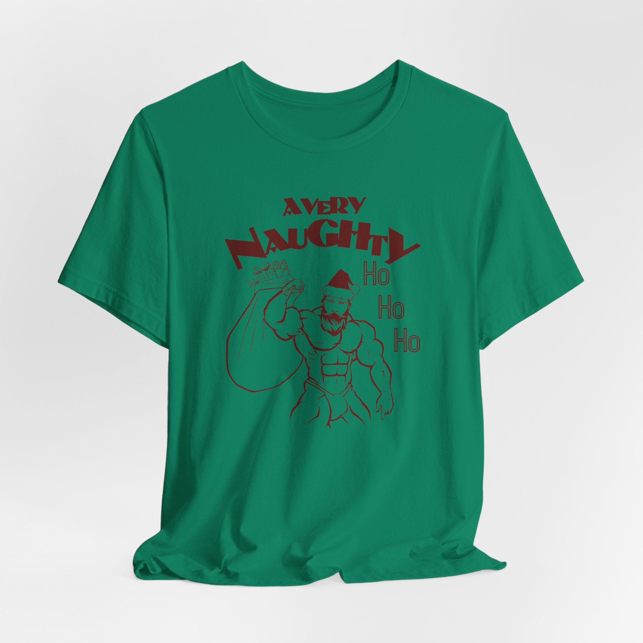 A Very Naughty Ho, Santa Muscle Bear Tee