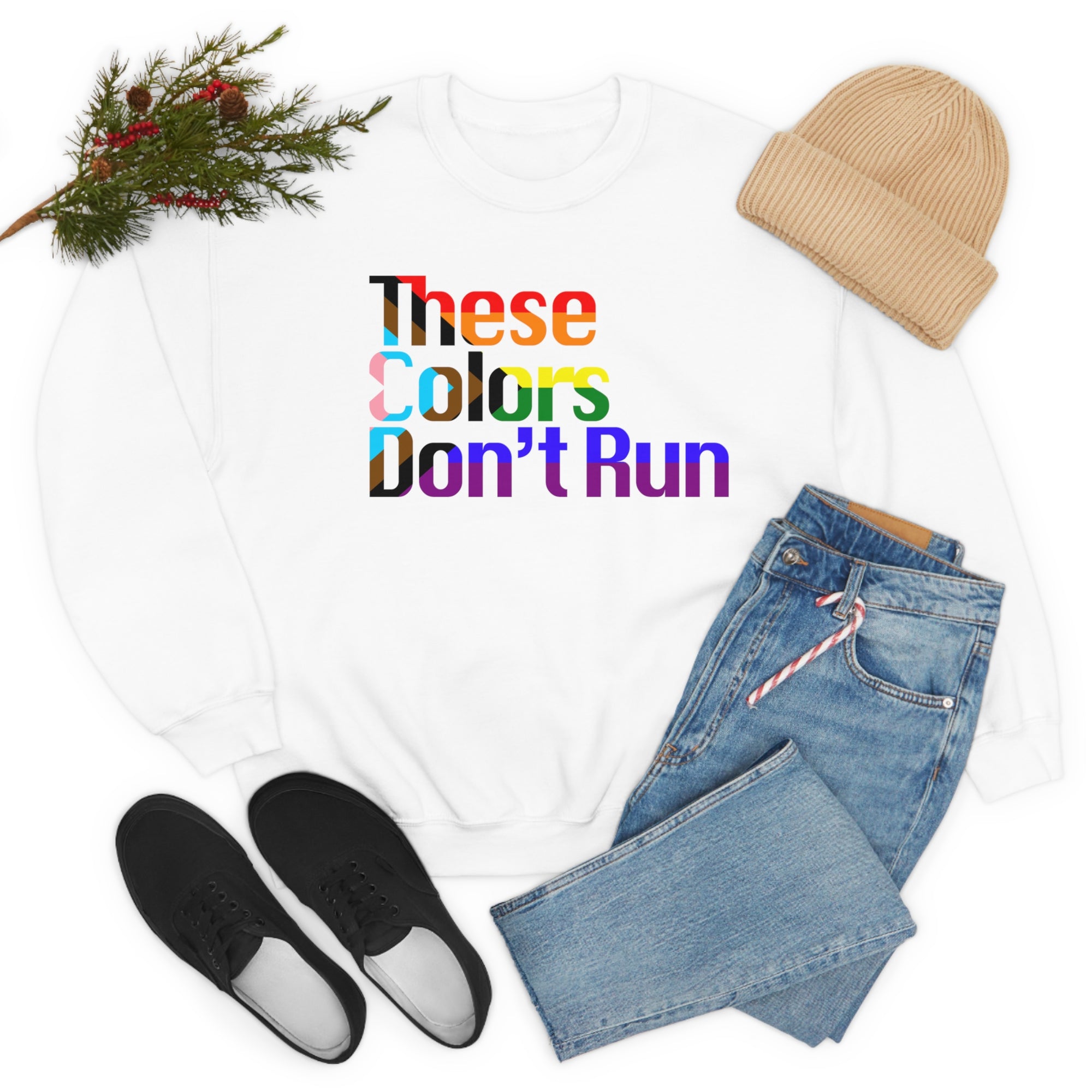 These Colors Don't Run Pullover - Sweatshirt - Twisted Jezebel