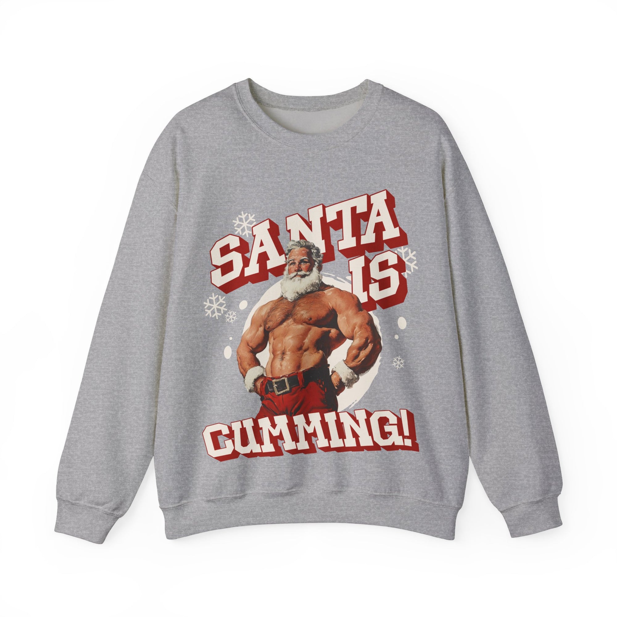 Santa Is Cumming Gildan Pullover