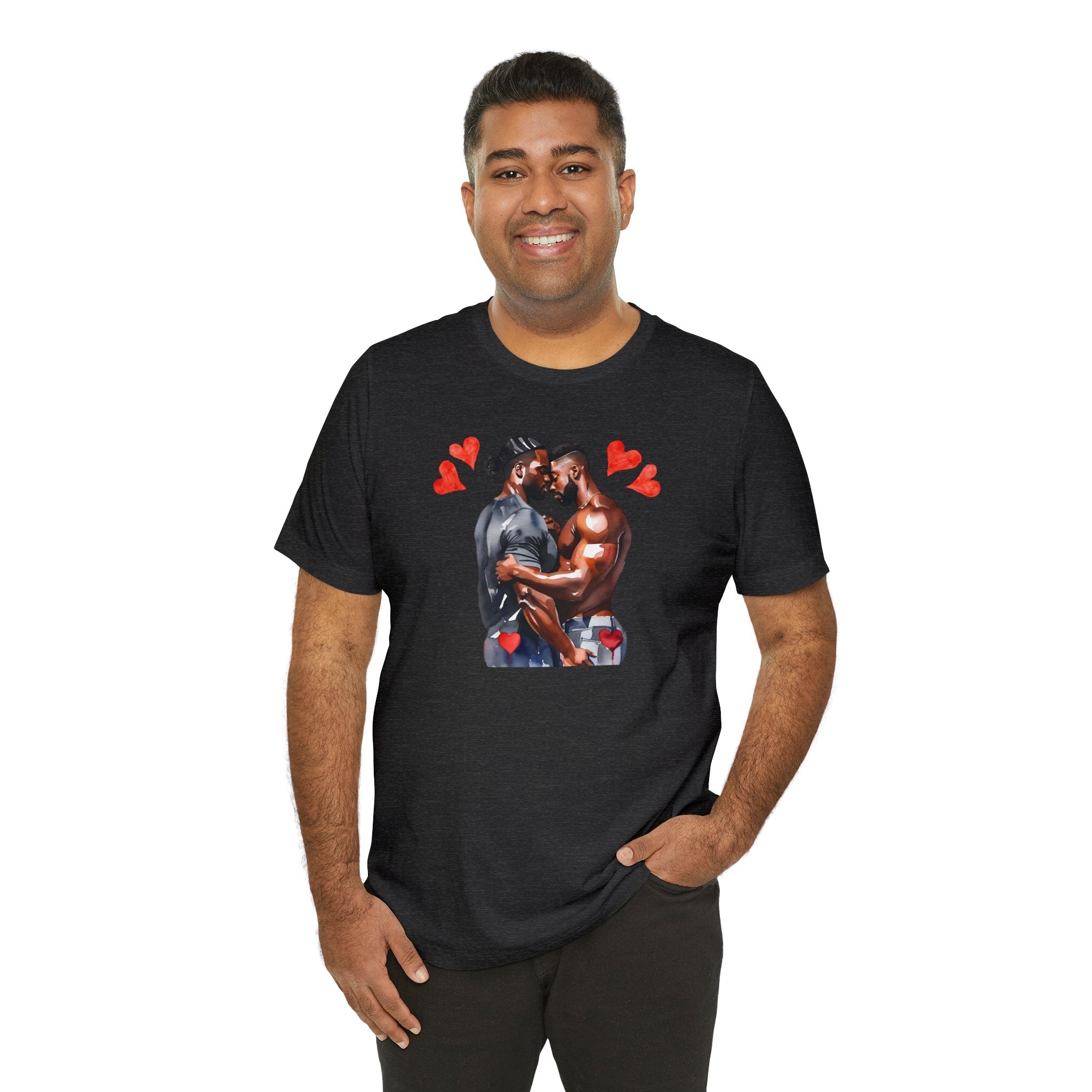 Gay Valentines: "Embrace in Love" Tee - T-Shirt - Twisted Jezebel