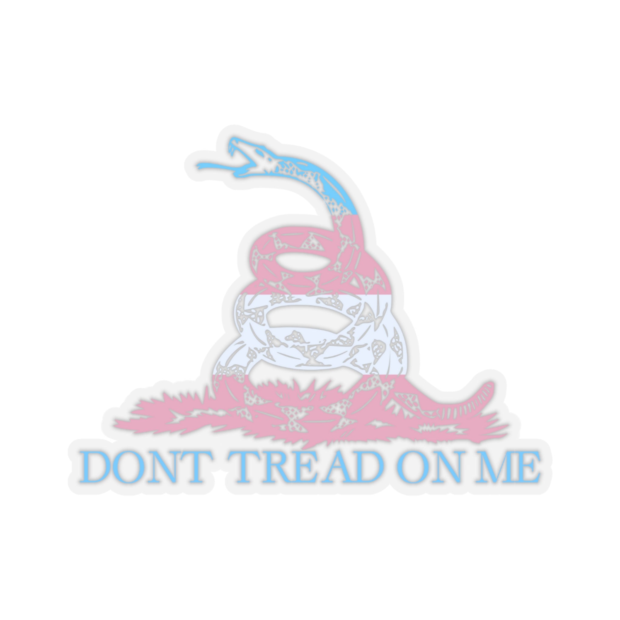 Dont Treat On Me Trans Edition Kiss-Cut Stickers - Kiss-Cut Stickers - Twisted Jezebel