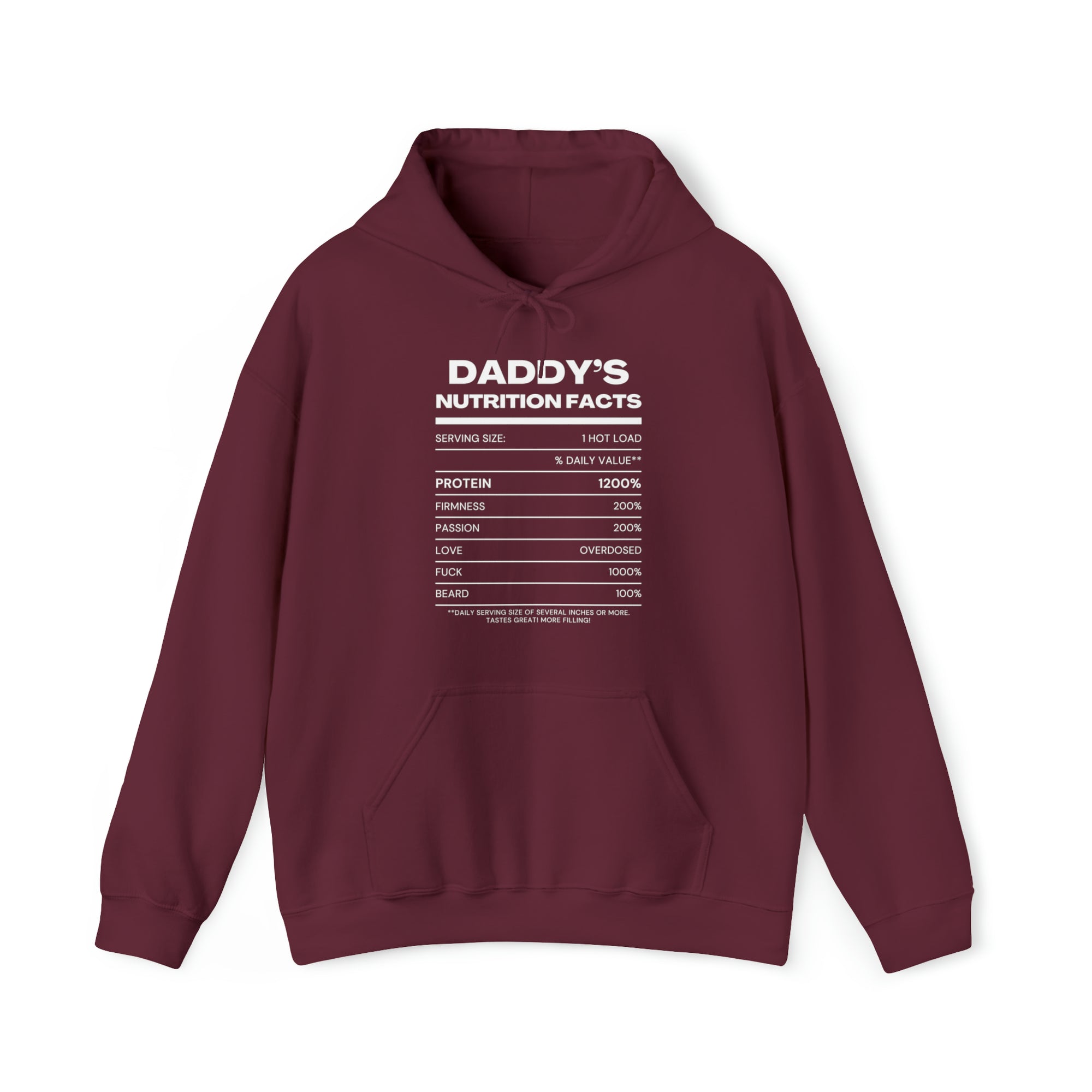 Daddy's Nutrition Facts Hoodie - Hoodie - Twisted Jezebel