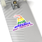 Dont Tread On Me Pride Edition Kiss-Cut Stickers - Kiss-Cut Stickers - Twisted Jezebel