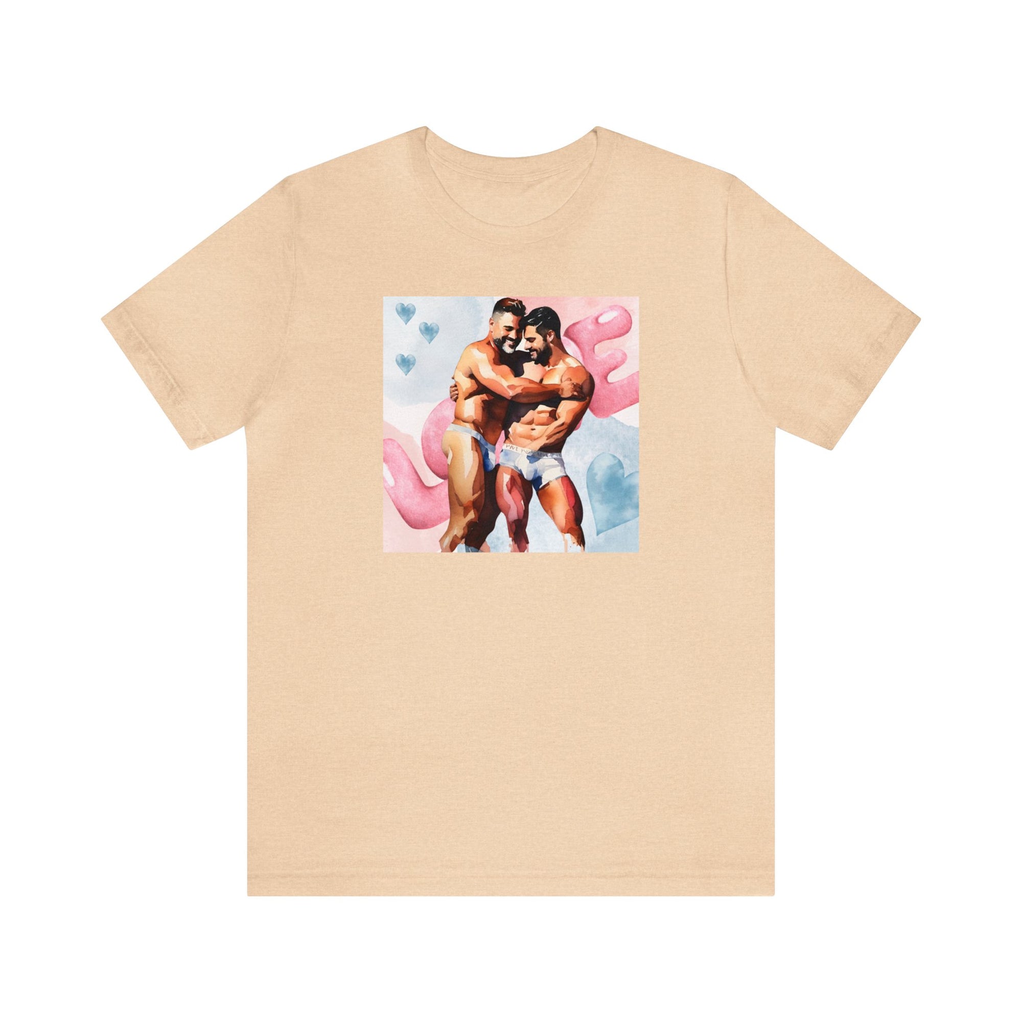 Gay Valentines: "Embrace of Affection" Tee - T-Shirt - Twisted Jezebel
