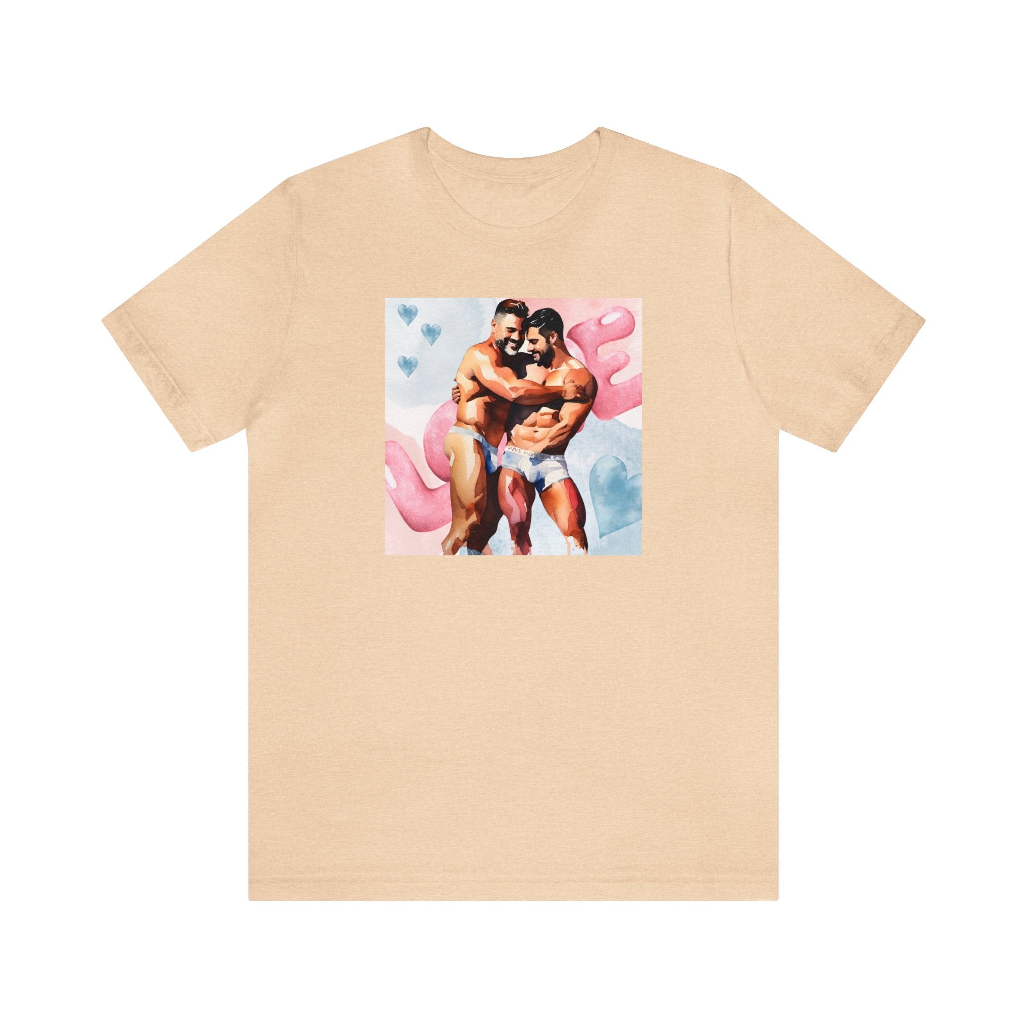 Gay Valentines: "Embrace of Affection" Tee - T-Shirt - Twisted Jezebel