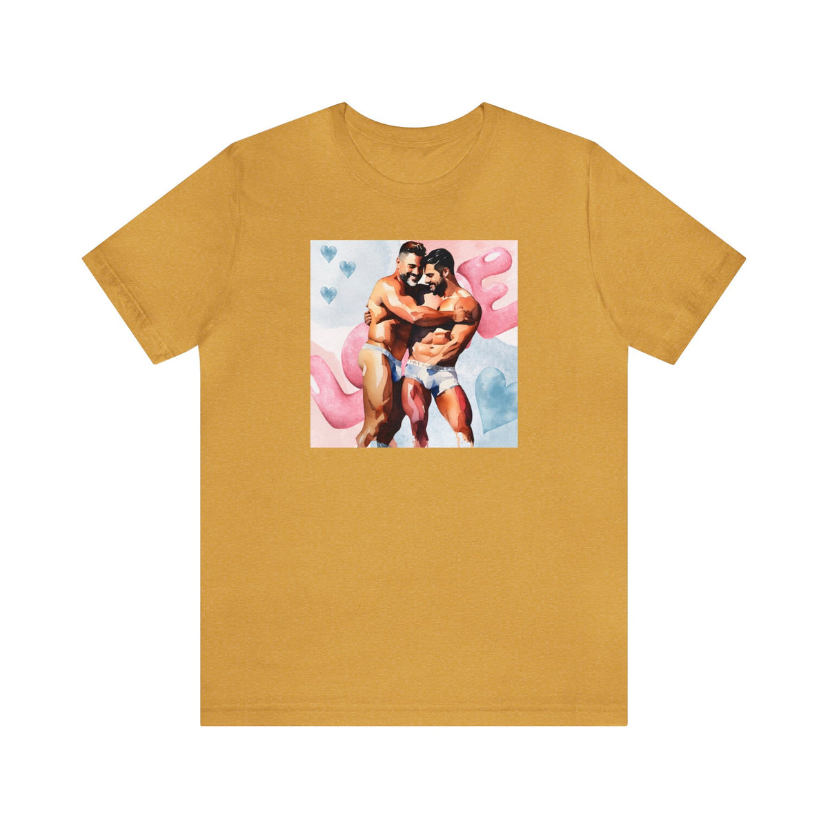 Gay Valentines: "Embrace of Affection" Tee - T-Shirt - Twisted Jezebel