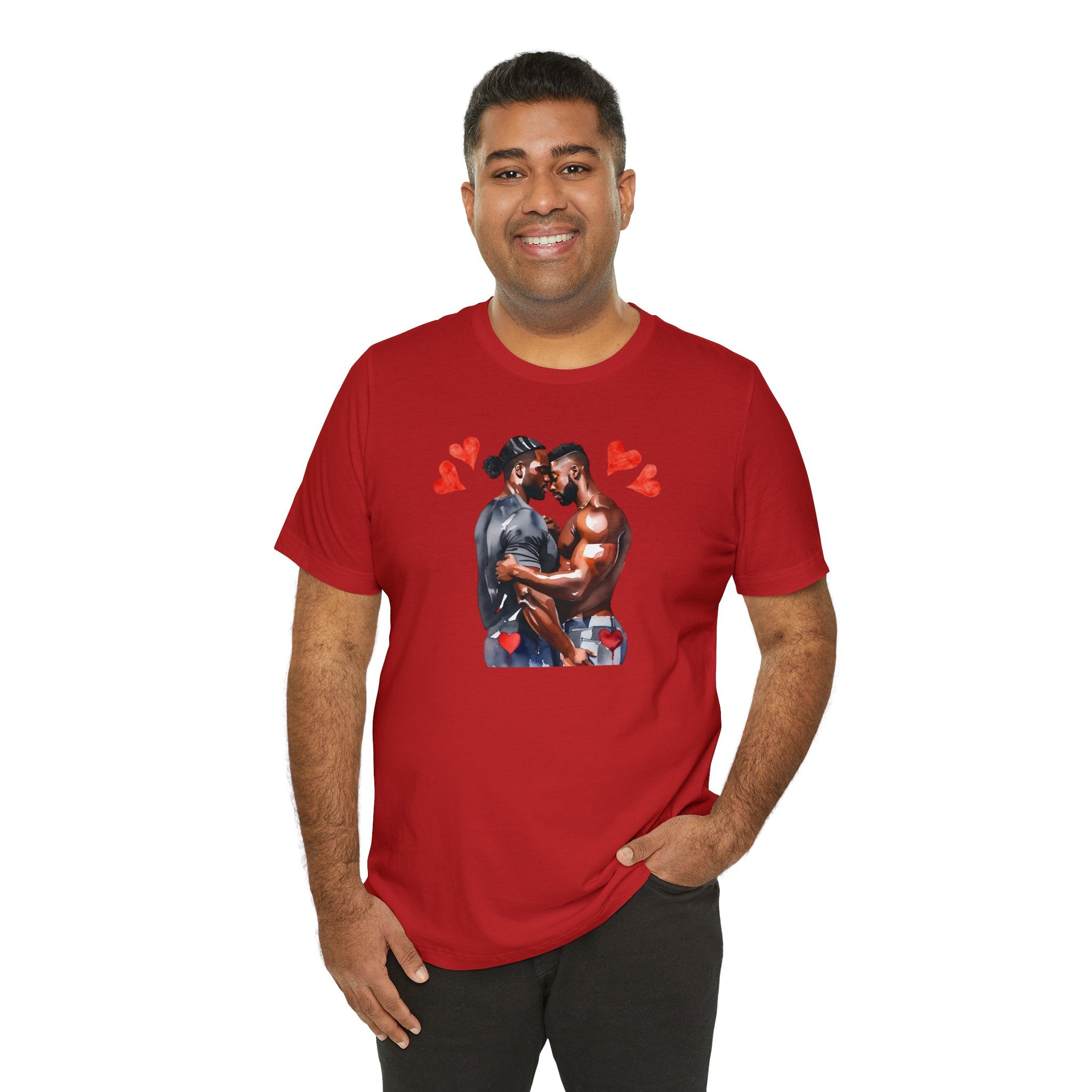 Gay Valentines: "Embrace in Love" Tee - T-Shirt - Twisted Jezebel