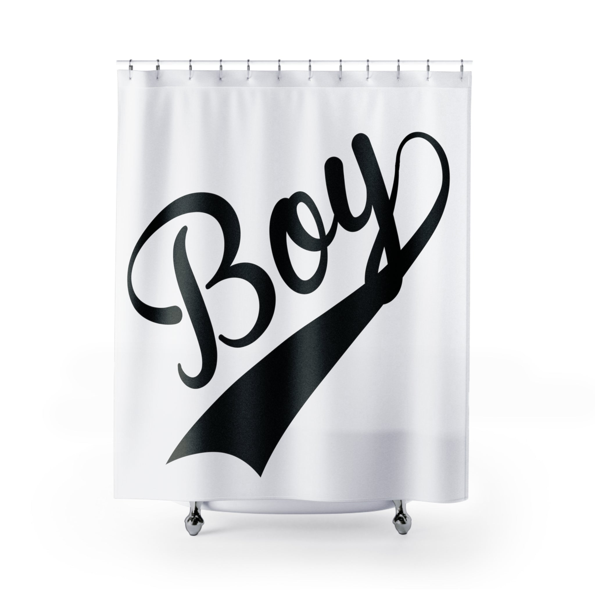 Boy Shower Curtain - Shower Curtain - Twisted Jezebel