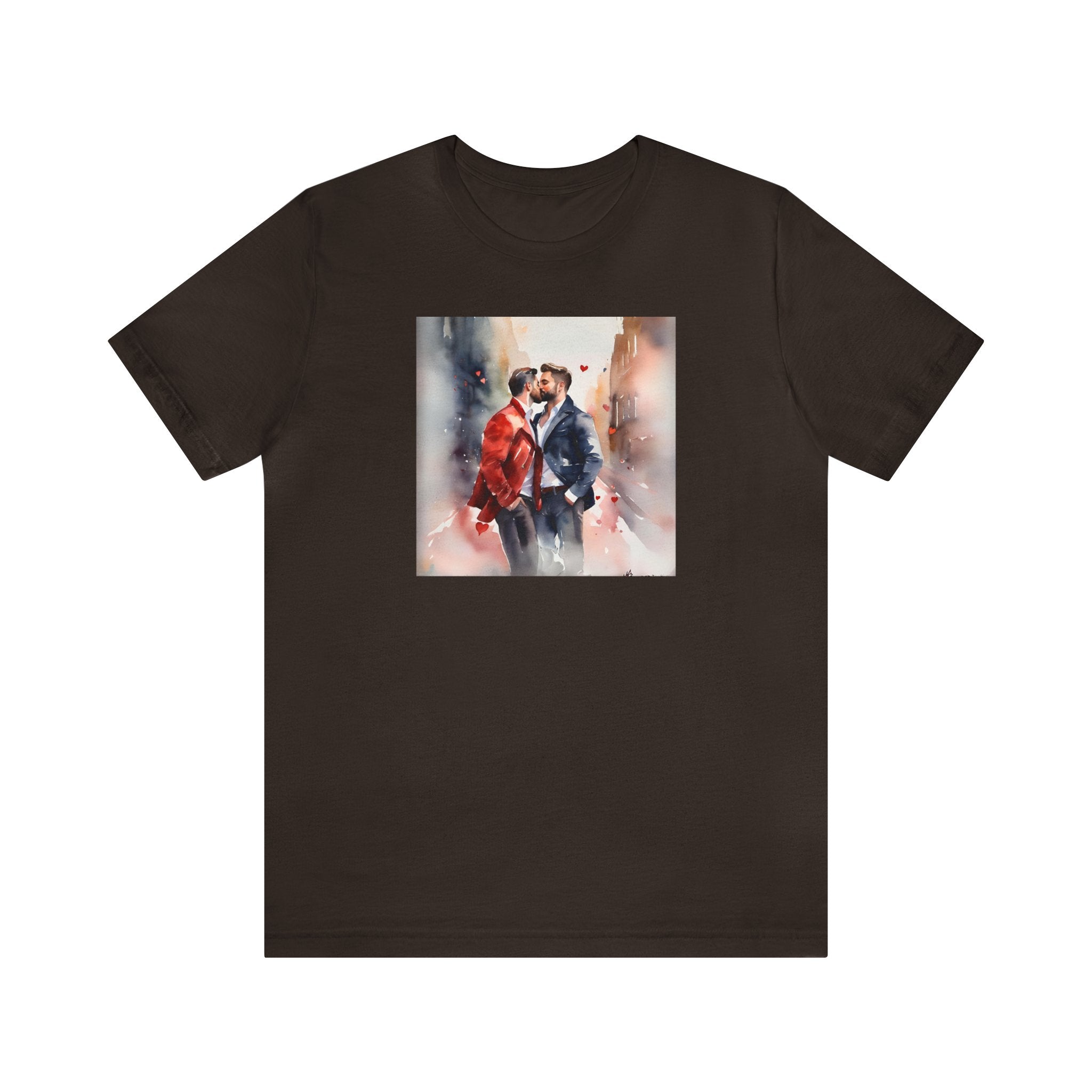 Gay Valentines: "Heartfelt Kiss" Tee - T-Shirt - Twisted Jezebel