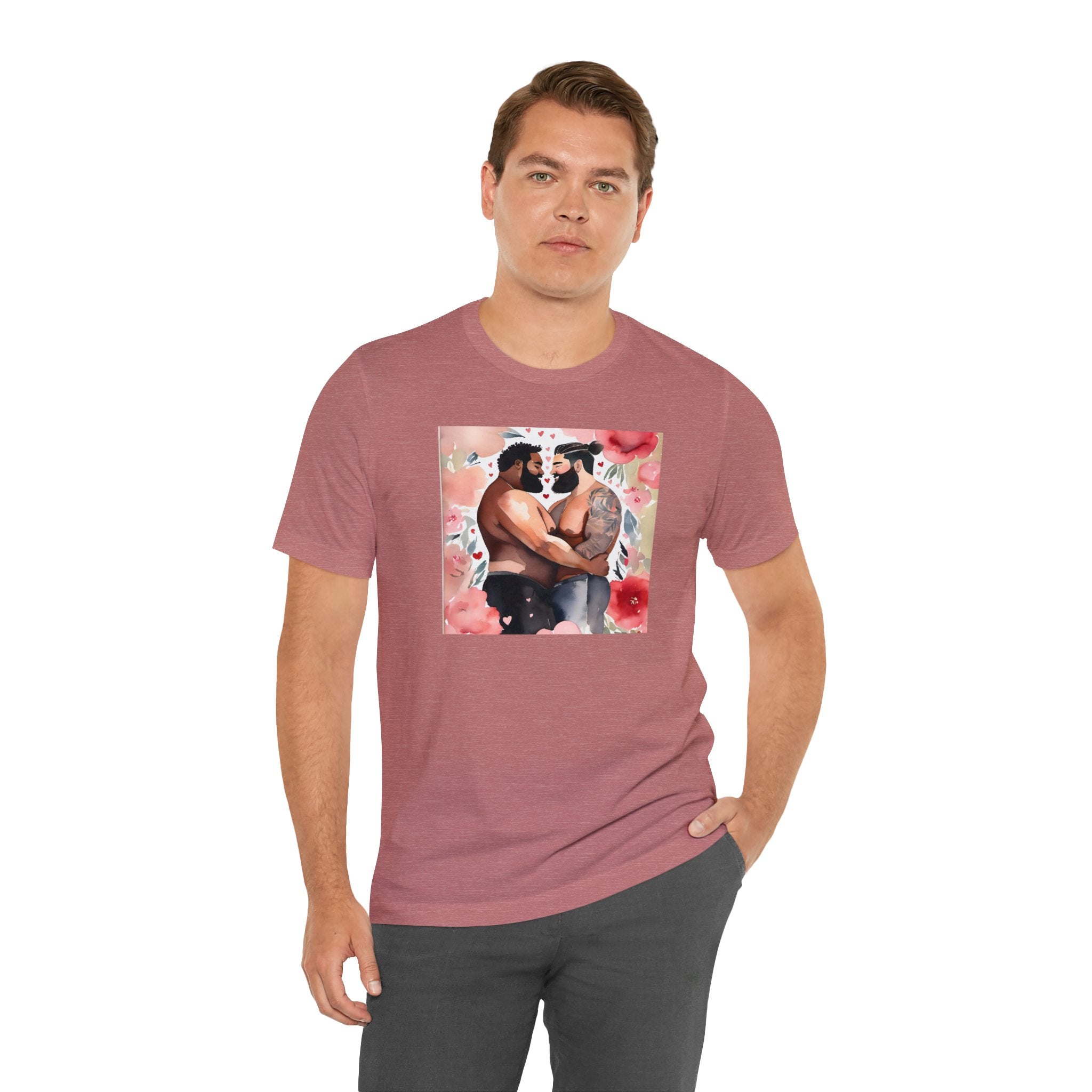 Gay Valentines: "Blossoming Love" Tee - T-Shirt - Twisted Jezebel