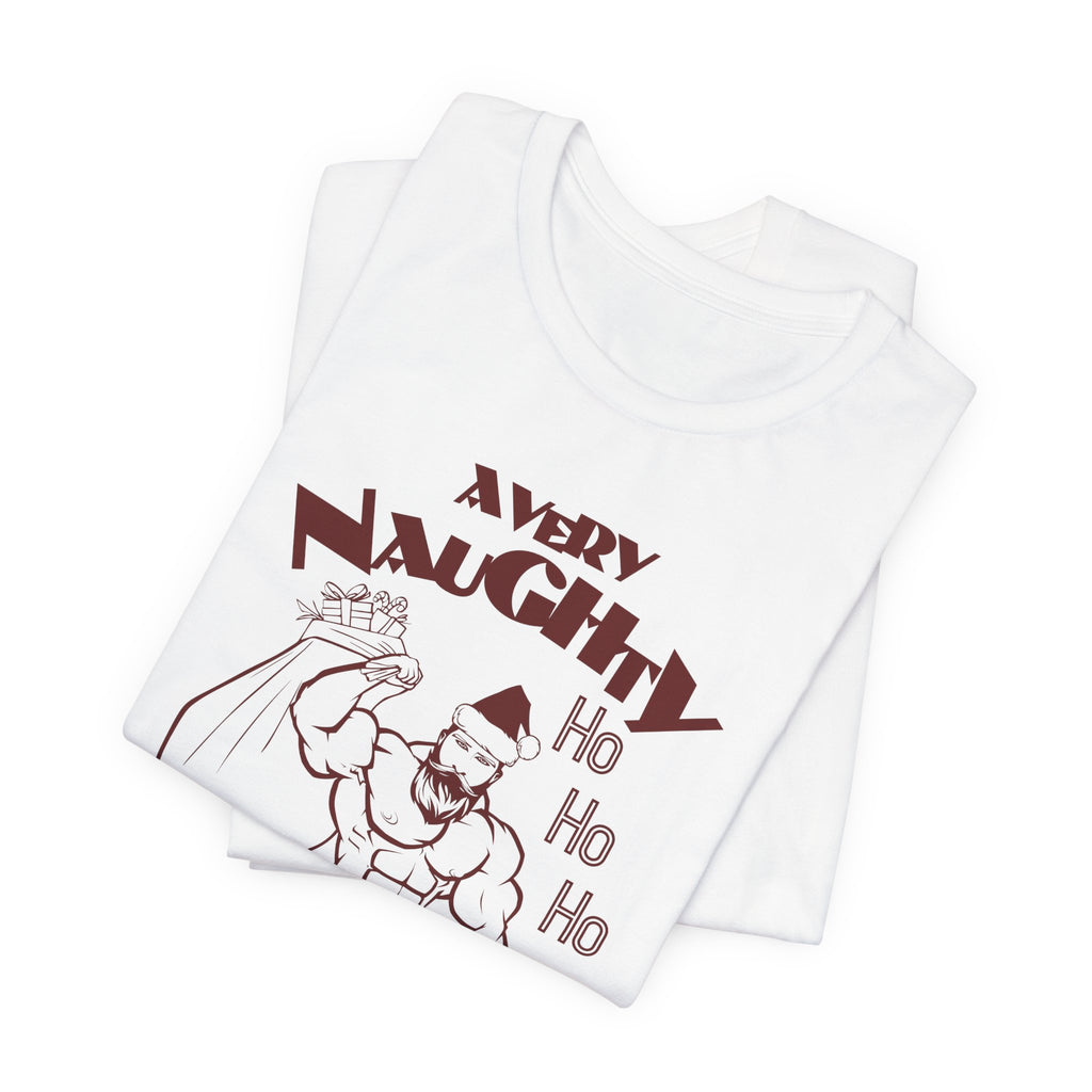 A Very Naughty Ho, Santa Muscle Bear Tee