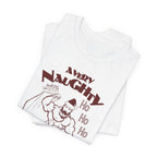 A Very Naughty Ho, Santa Muscle Bear Tee