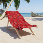 Hanky Code: Red, Rimming Mat Towel