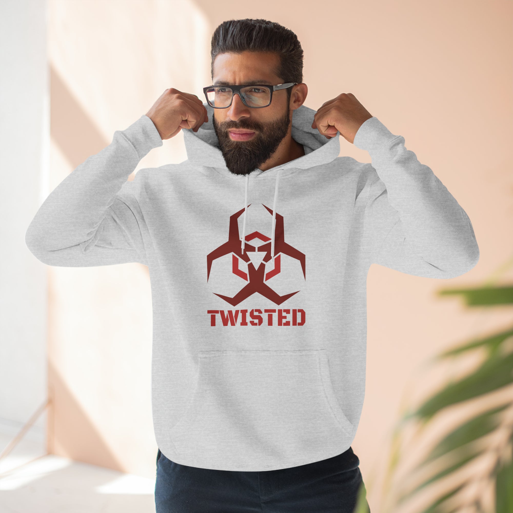 Biohazard Three-Panel Fleece Hoodie - Hoodie - Twisted Jezebel