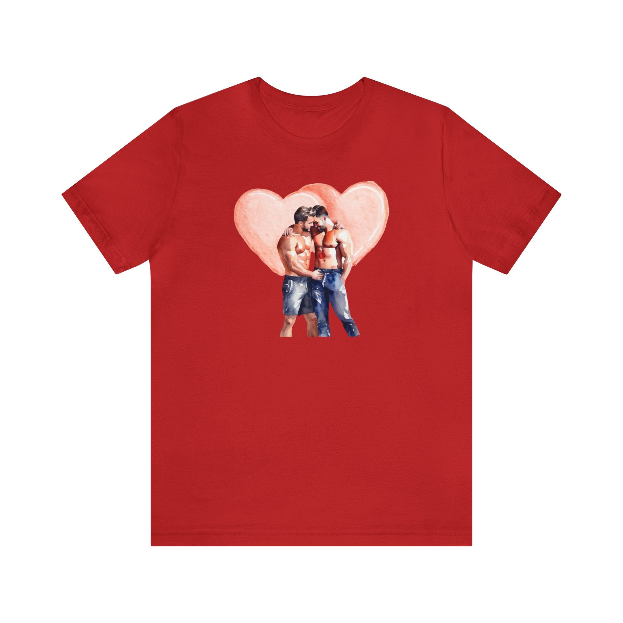 Gay Valentines: "Heartfelt Connection" Tee - T-Shirt - Twisted Jezebel
