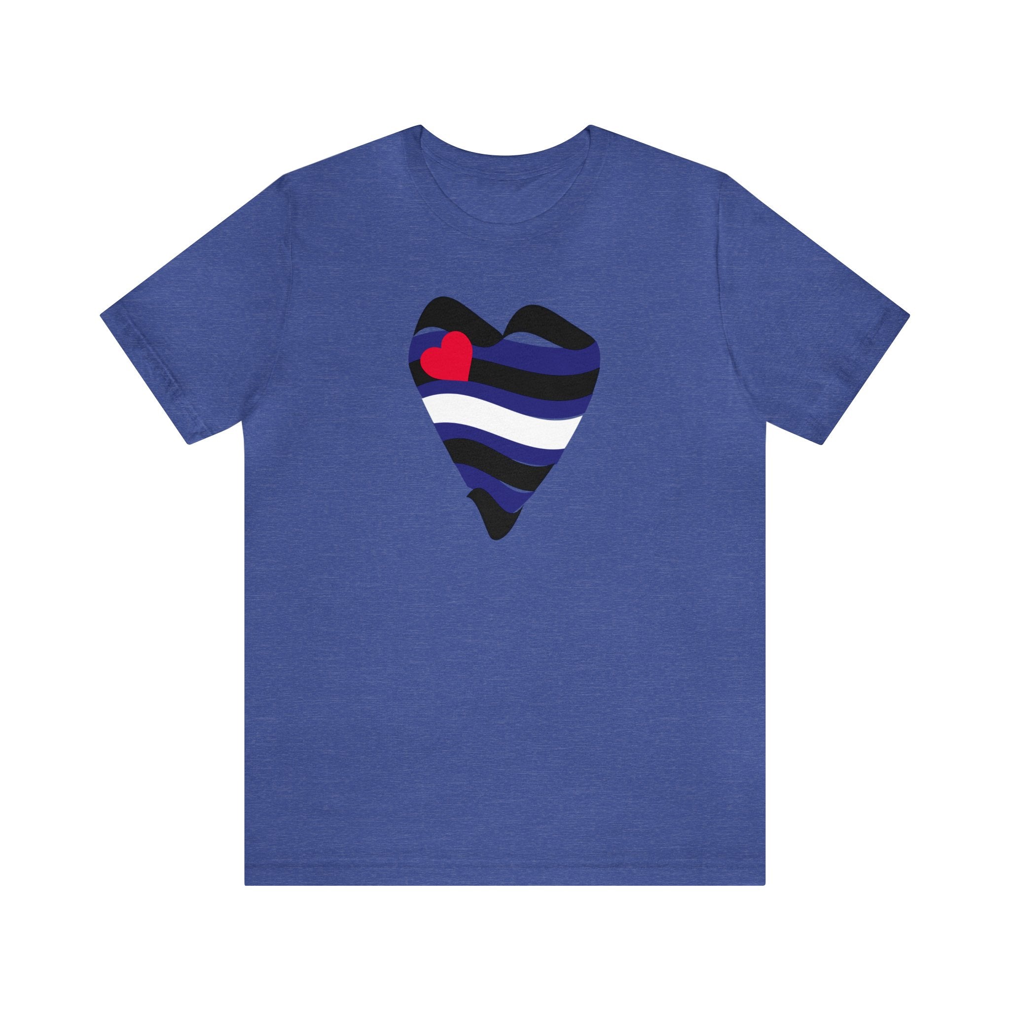 Leather Heart Tee - Tee - Twisted Jezebel