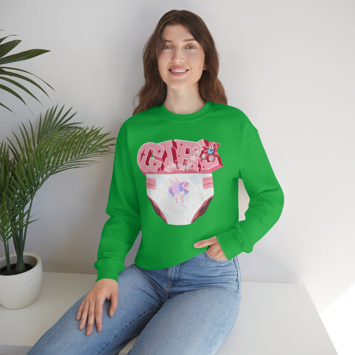 Diaper Girl Sweatshirt - Sweatshirt - Twisted Jezebel