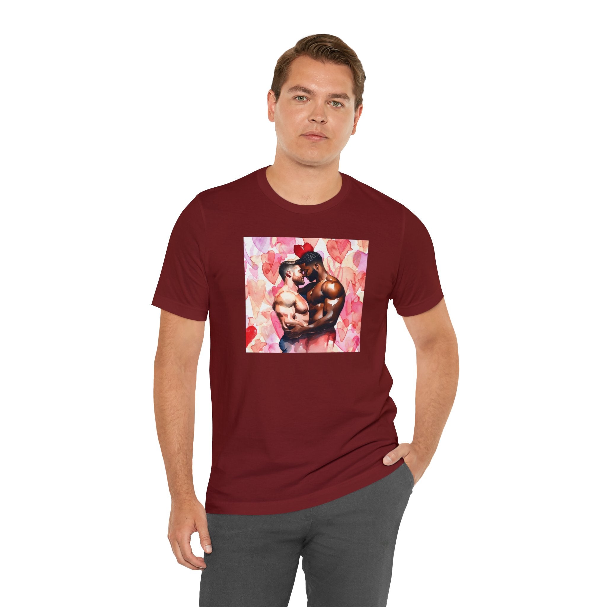 Gay Valentines: "United Hearts" Tee - T-Shirt - Twisted Jezebel