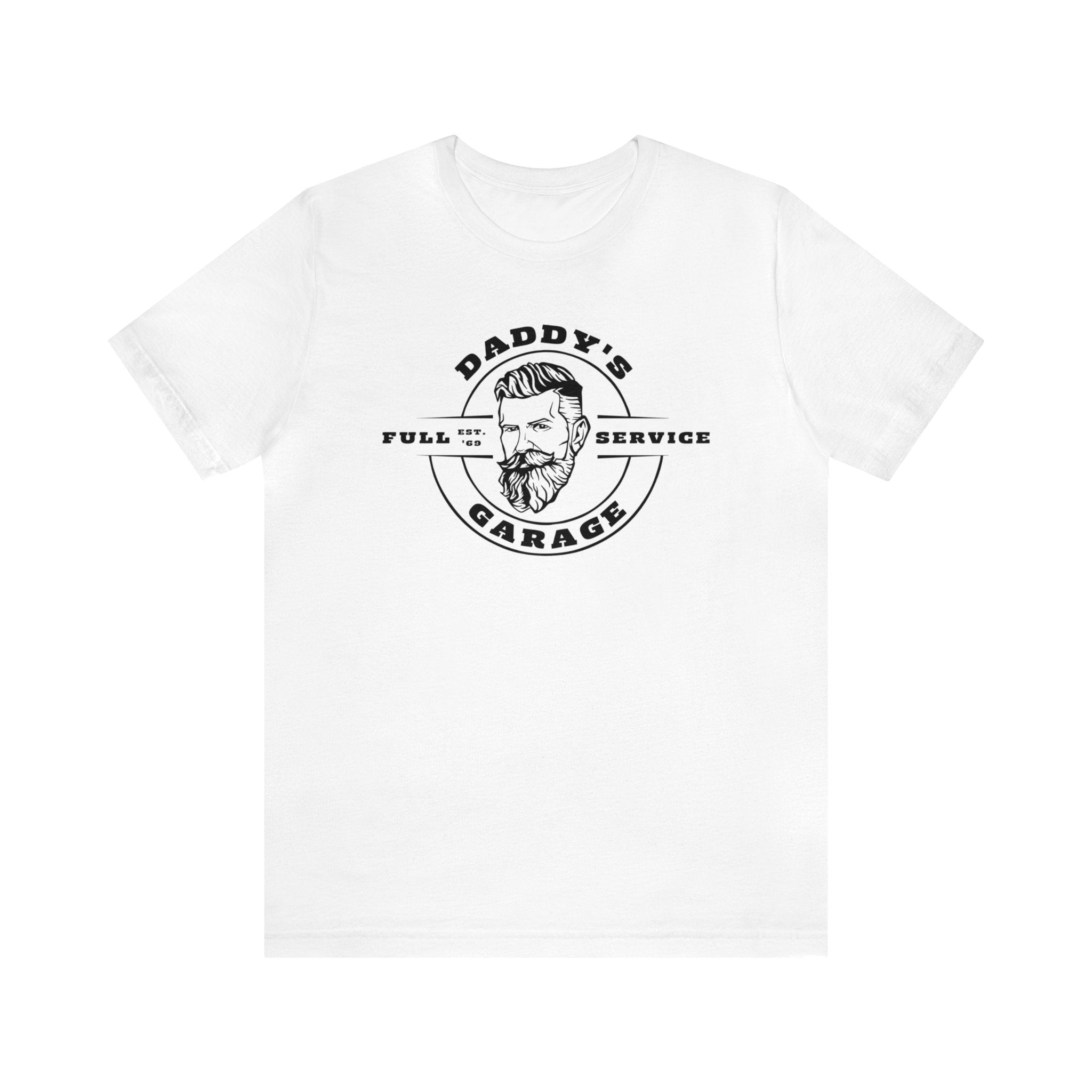 Daddy’s Full Service Garage, White Daddy - Tee - Twisted Jezebel