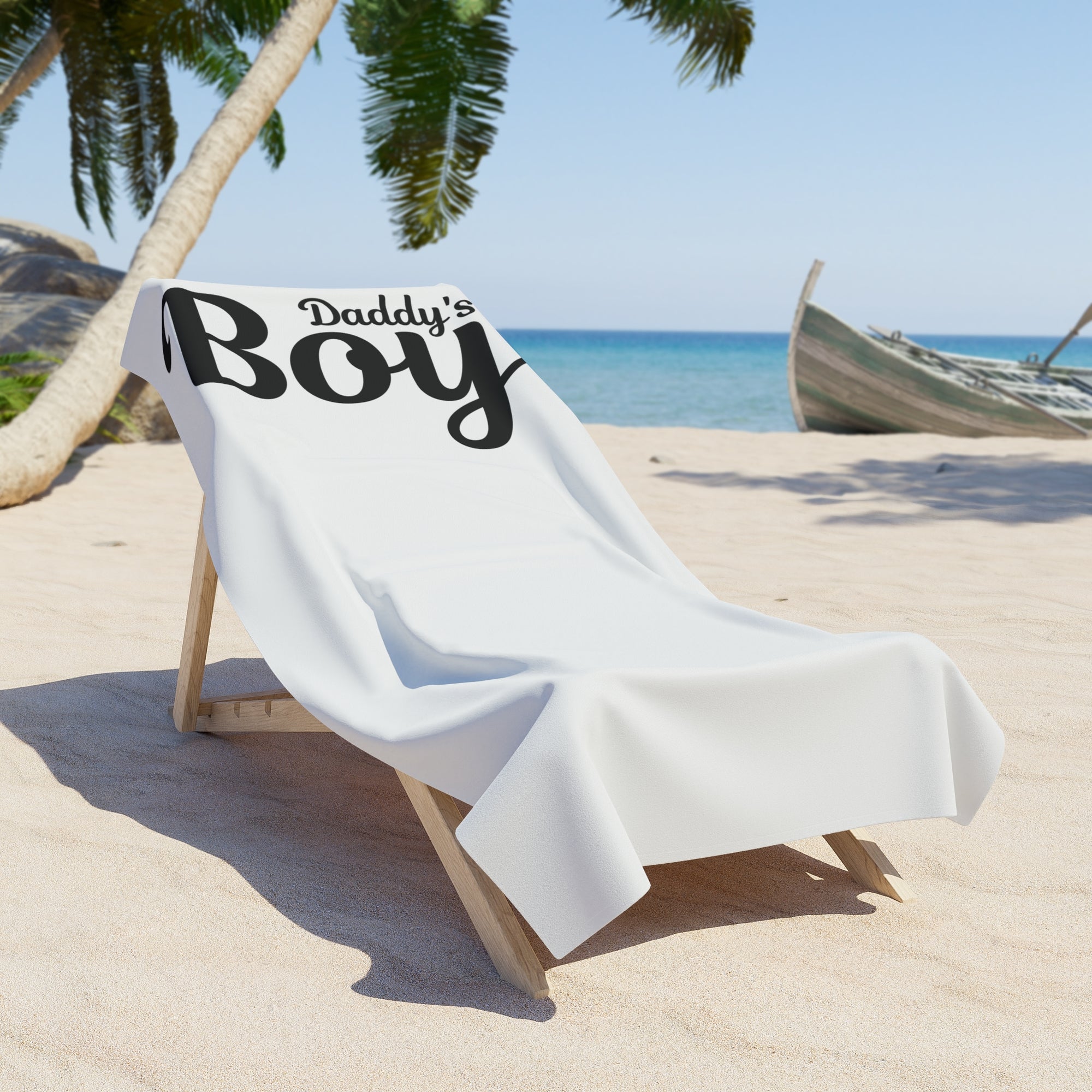 Daddy's Boy Rimming Mat Towel