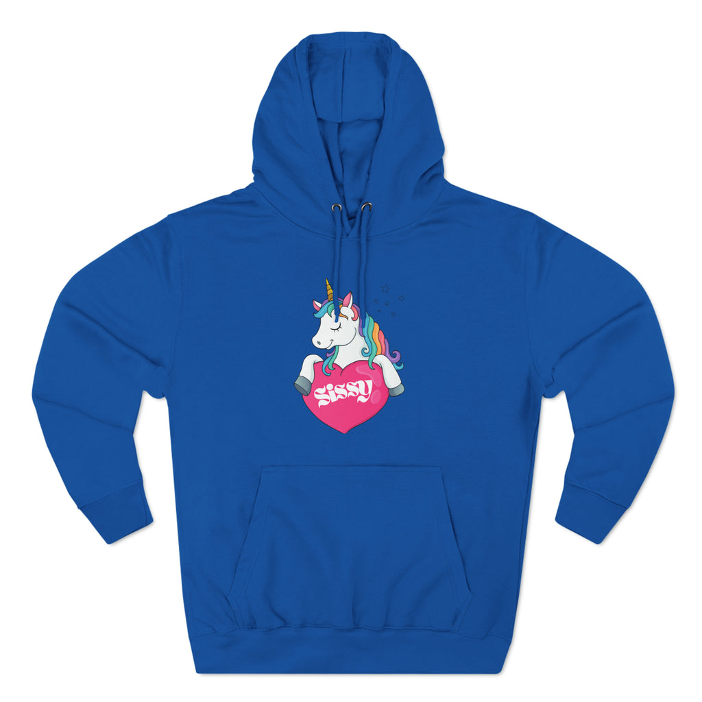 Unicorn Sissy Three-Panel Fleece Hoodie
