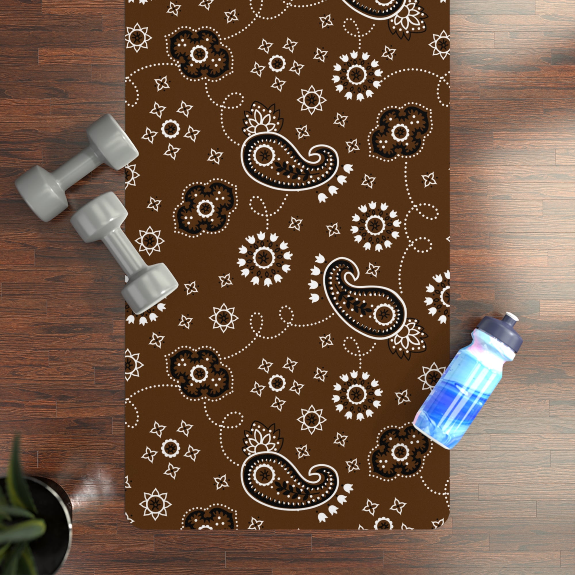 Hanky Code: Brown Fluid Proof Rimming Mat