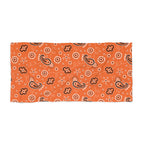 Hanky Code: Orange, Rimming Mat Towel