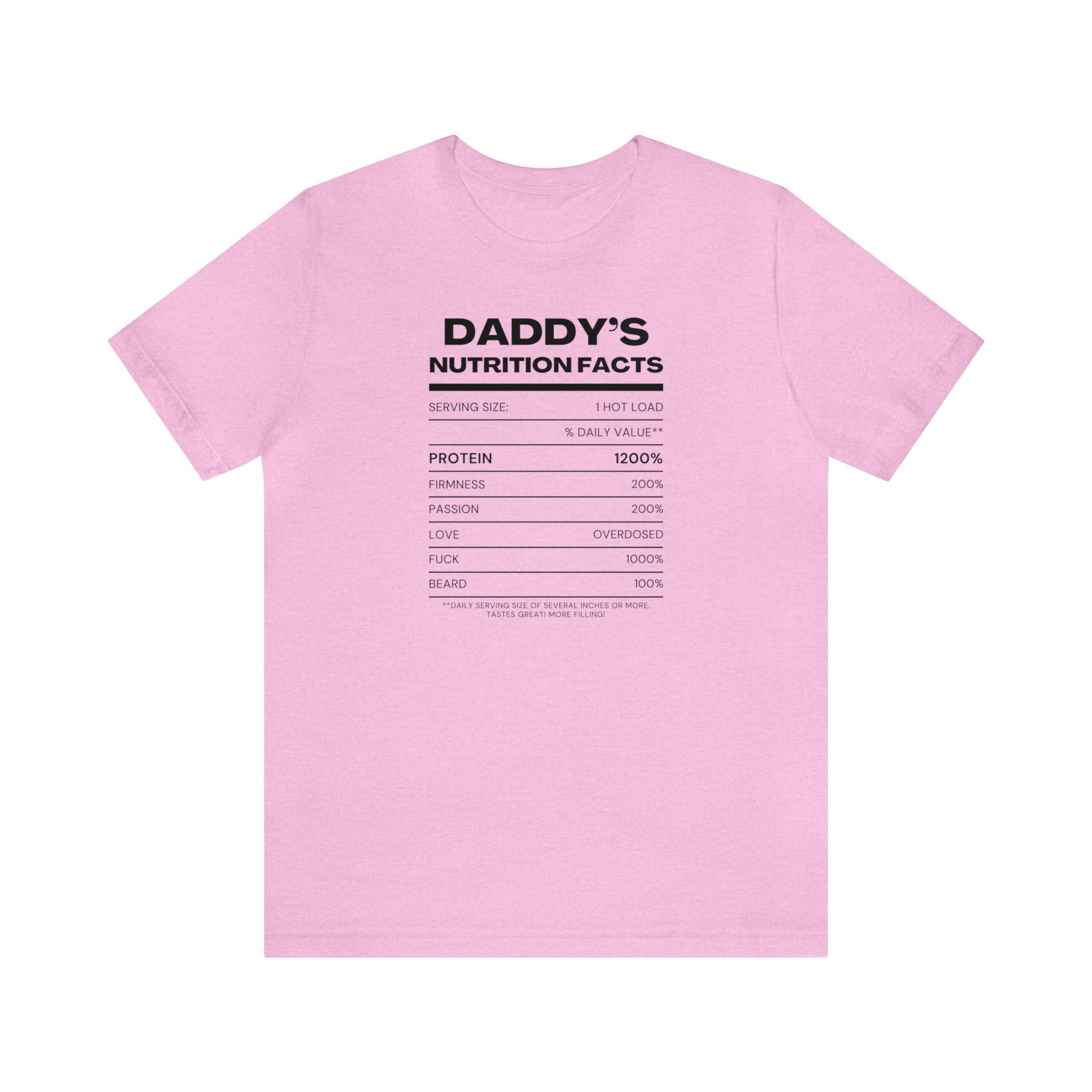 Daddy's Nutrition Facts Tee - Tee - Twisted Jezebel