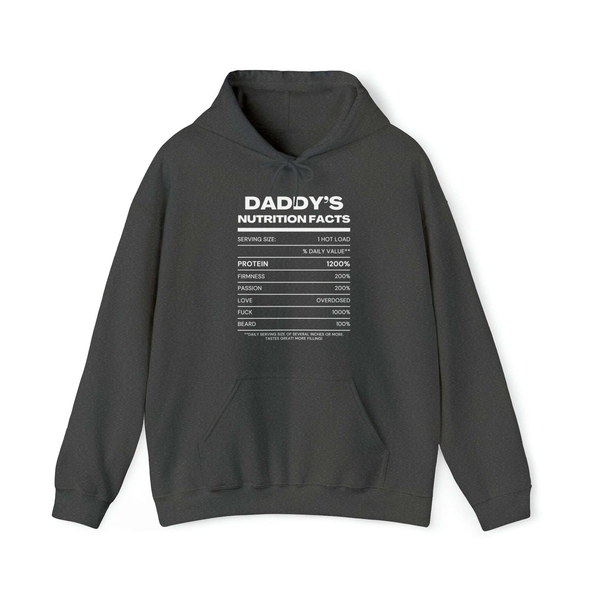Daddy's Nutrition Facts Hoodie - Hoodie - Twisted Jezebel