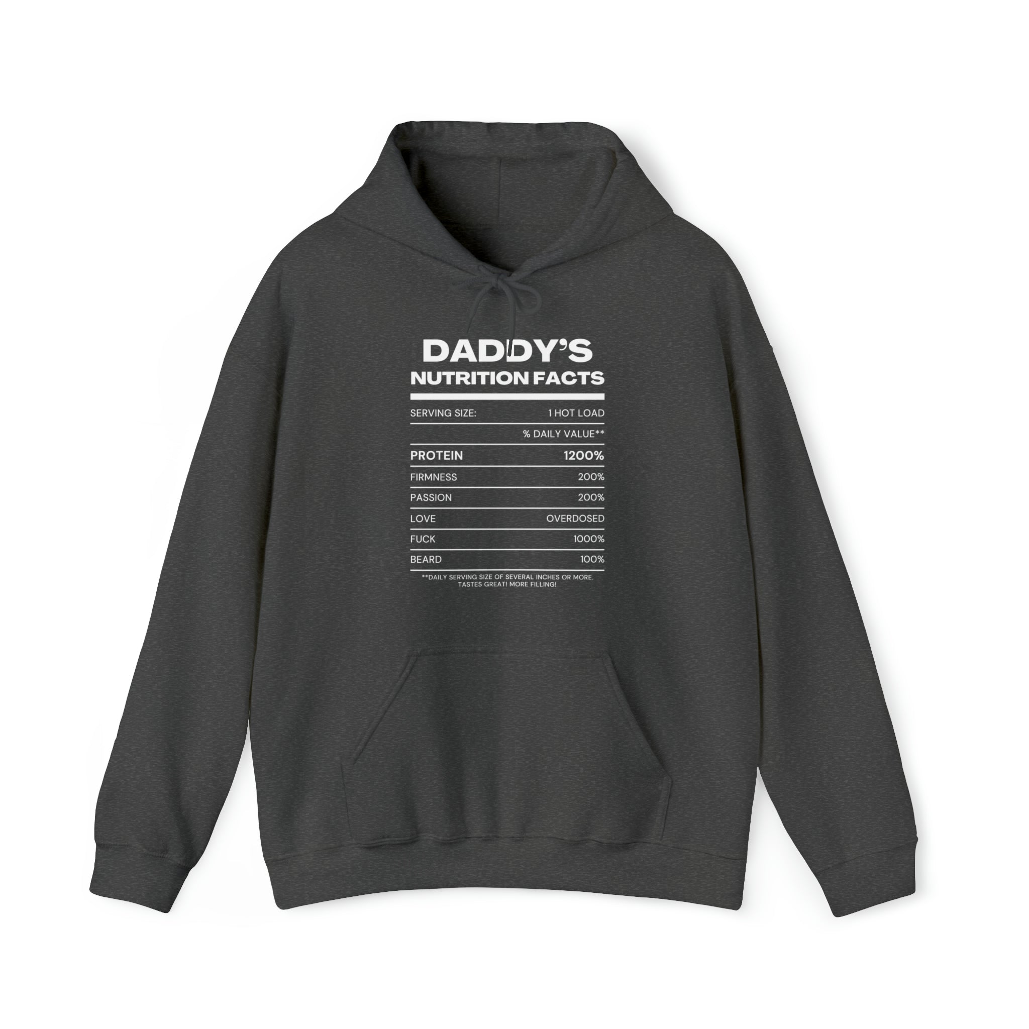 Daddy's Nutrition Facts Hoodie - Hoodie - Twisted Jezebel