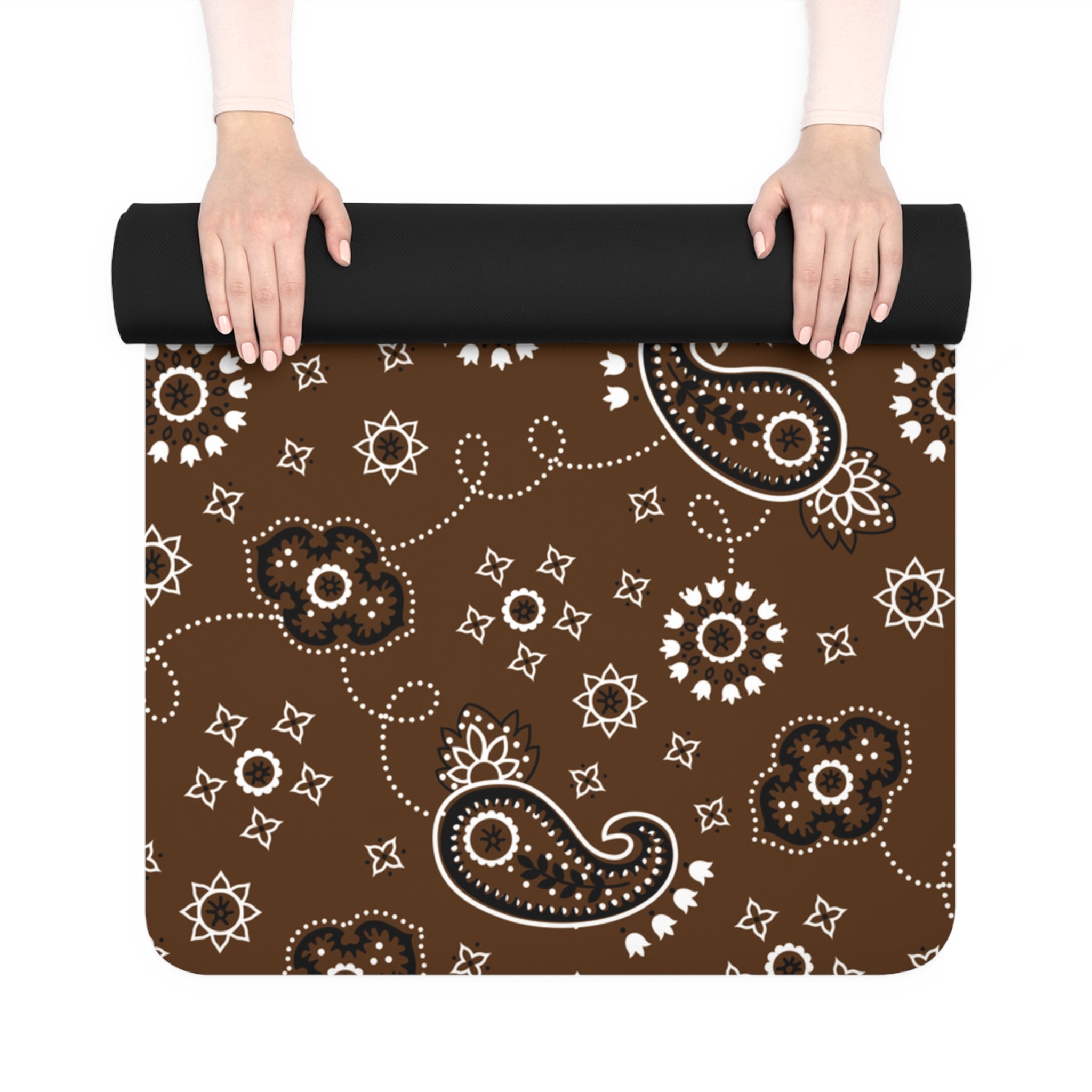 Hanky Code: Brown Fluid Proof Rimming Mat